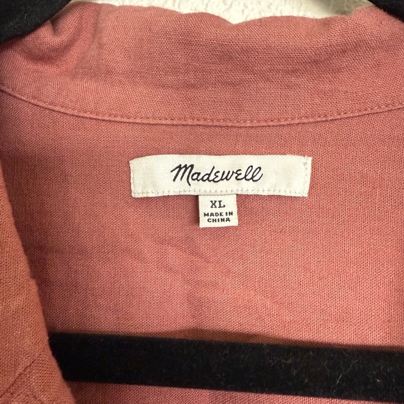 Madewell Linen Blend Camp Shirt - Vintage Quartz - Picture 3 of 5